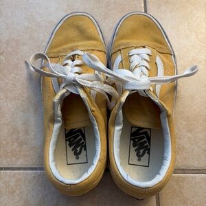 Vans Old Skool Mustard Yellow Sneakers Women’s 6.5